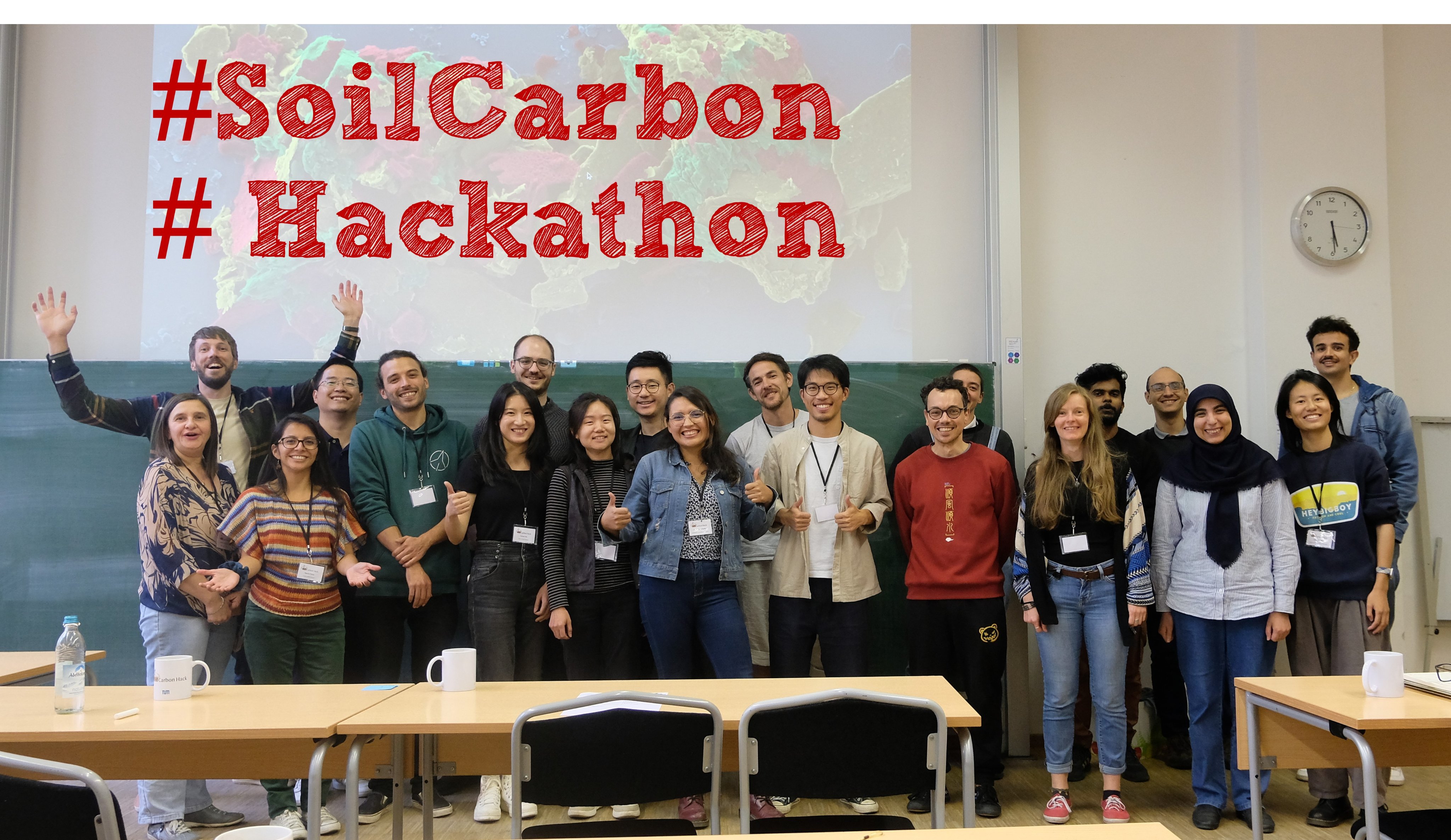 Everyone say 'hackathon'. Everyone say 'hackathon'.